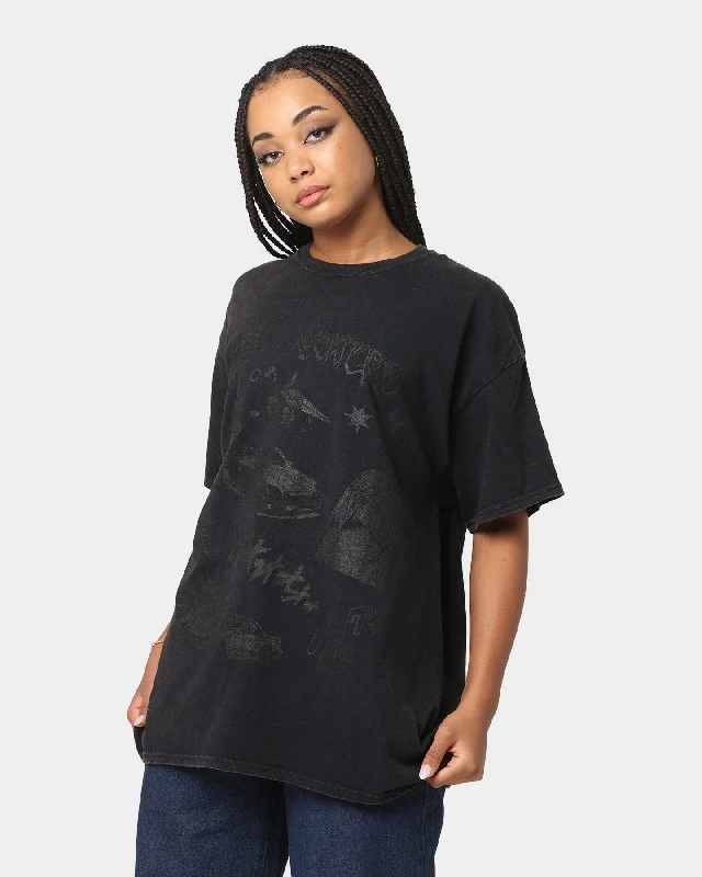 Goat Crew All Over Manga Vintage T-Shirt Black Wash