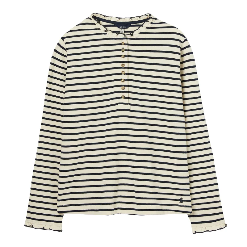 Joules Ladies Maeve Long Sleeve Buttoned Top