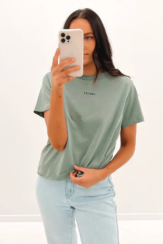 Minimal Thrills Relaxed Tee Seaglass Green