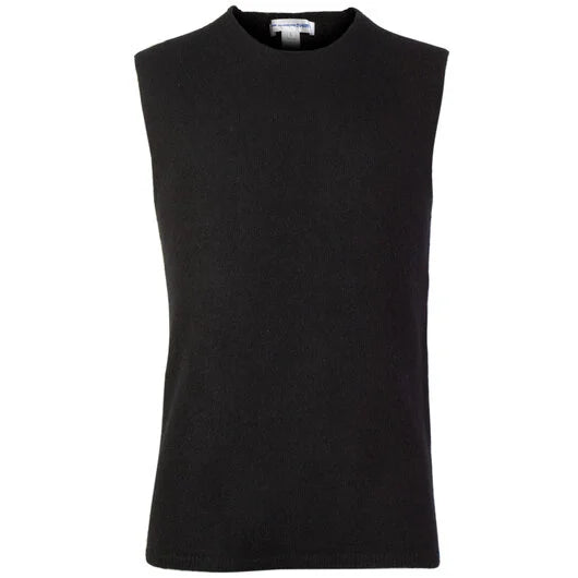 Comme Des Garcons Crewneck Vest Black