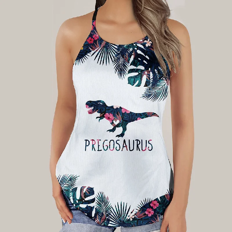 Gearhumans 3D Pregosaurus First Time Mom Custom Tank Top