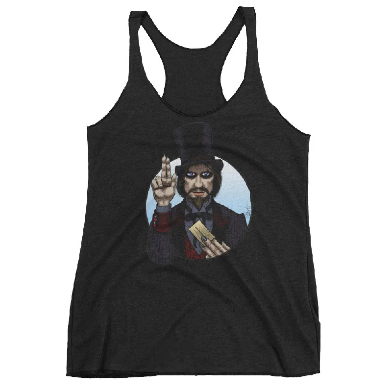 Halloween Saints - ALT - Mr. Dark Women's Racerback Tank