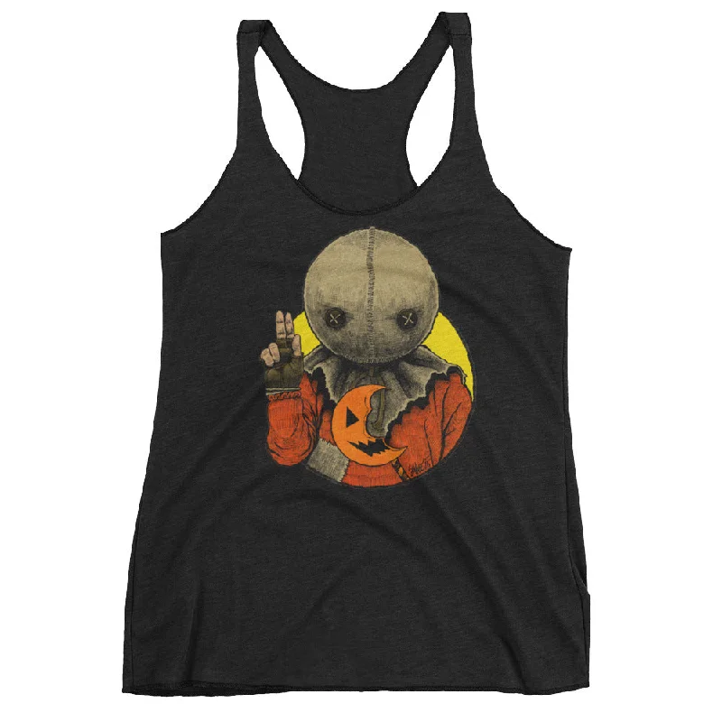 Halloween Saints - ALT - Sam Women's Racerback Tank