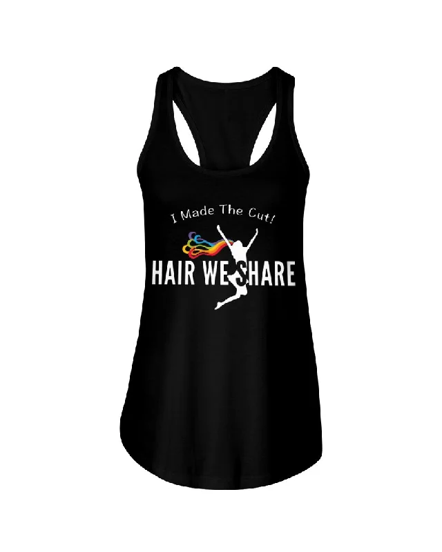 I Made The Cut Next Level Ladies Racerback Tank