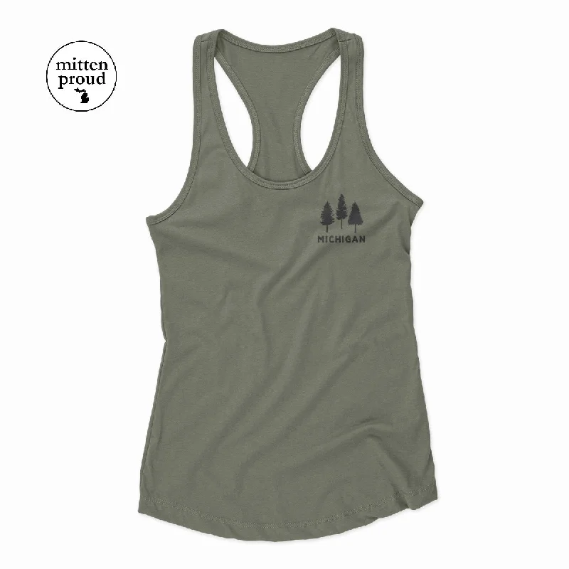 Michigan Pines - Ladies' Flowy Tank