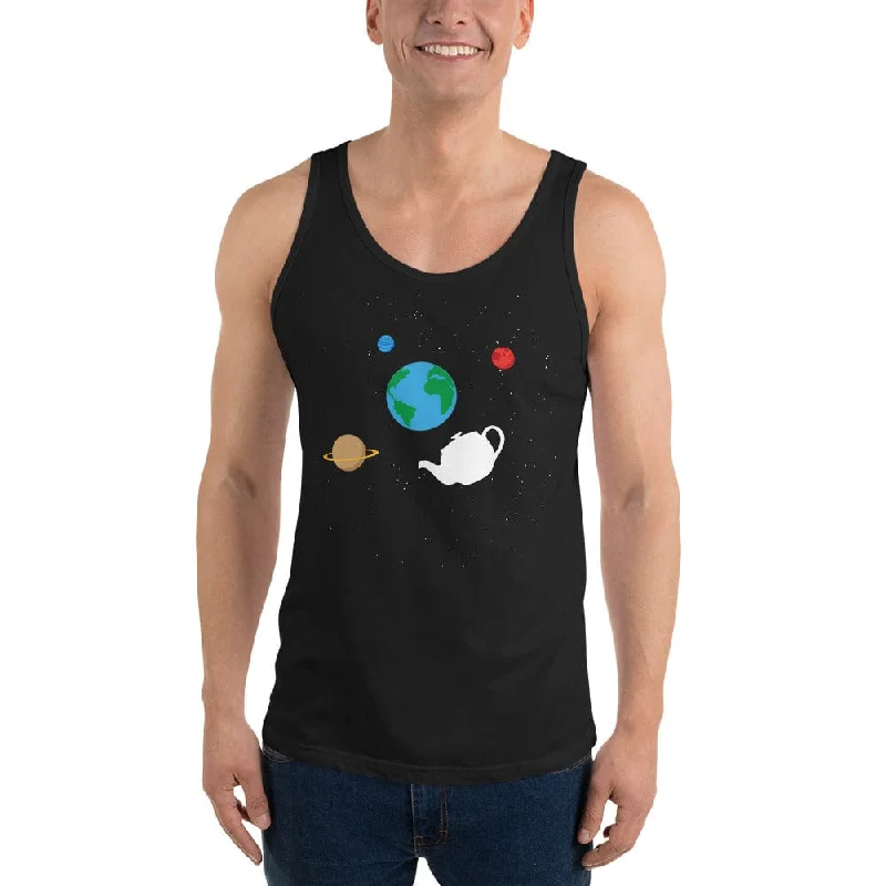 Russell's Teapot Floating in Space - Unisex Tank Top