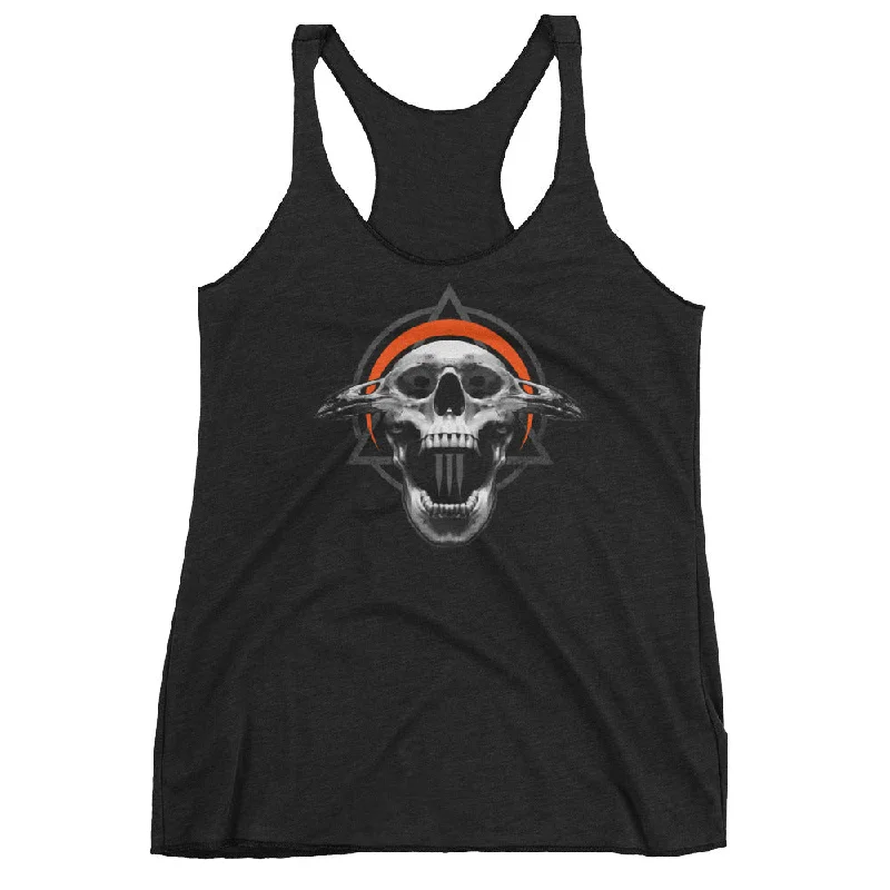 SINISTER SKULLS - Corvus TriSkull Women's Racerback Tank