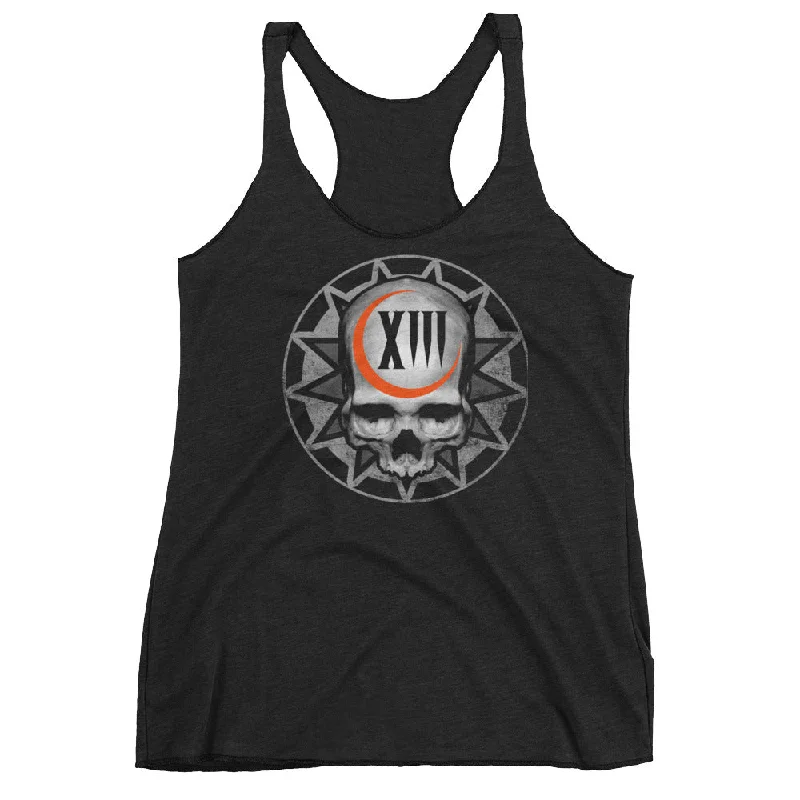 SINISTER SKULLS - Lucky 13 Skull Women's Racerback Tank