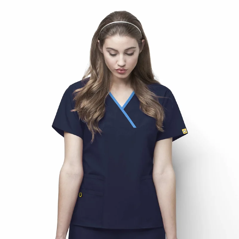 Origins Charlie - Mock Wrap Scrub Top (6026)