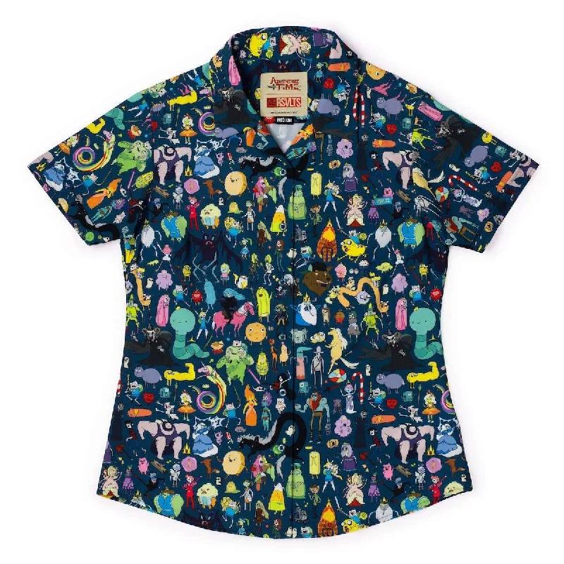 Adventure Time "Who's Who of Ooo" – Women's KUNUFLEX Short Sleeve Shirt