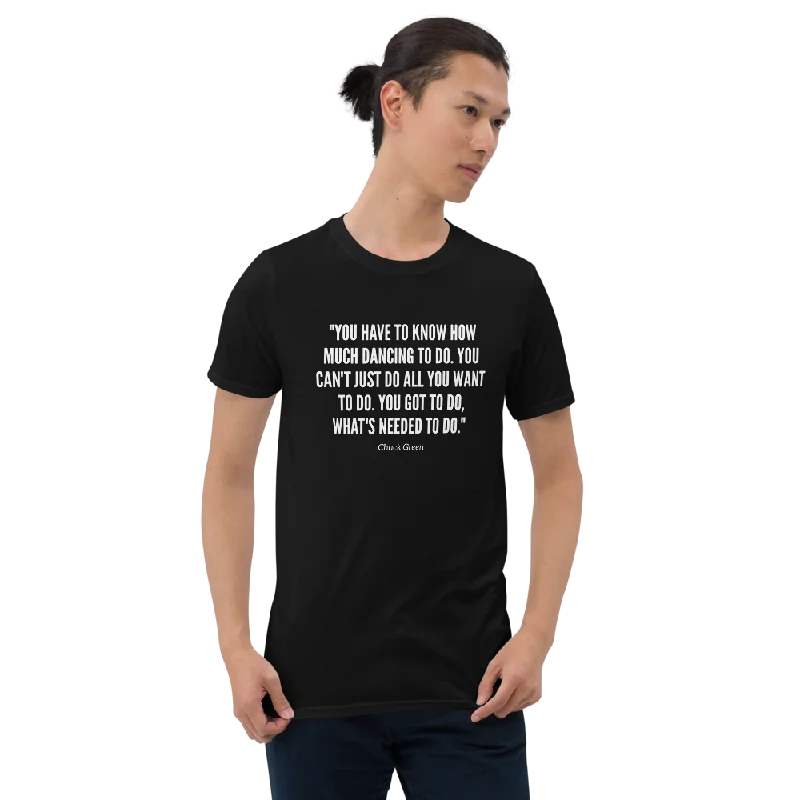 Chuck Green Quote - Short-Sleeve Unisex T-Shirt