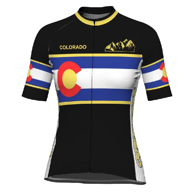 Customized Colorado Short Sleeve Cycling Jersey for Women