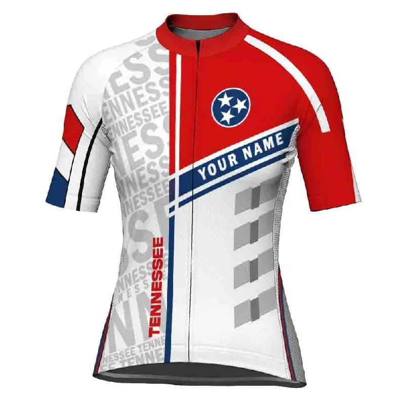 Customized Tennessee Short Sleeve Cycling Jersey for Women