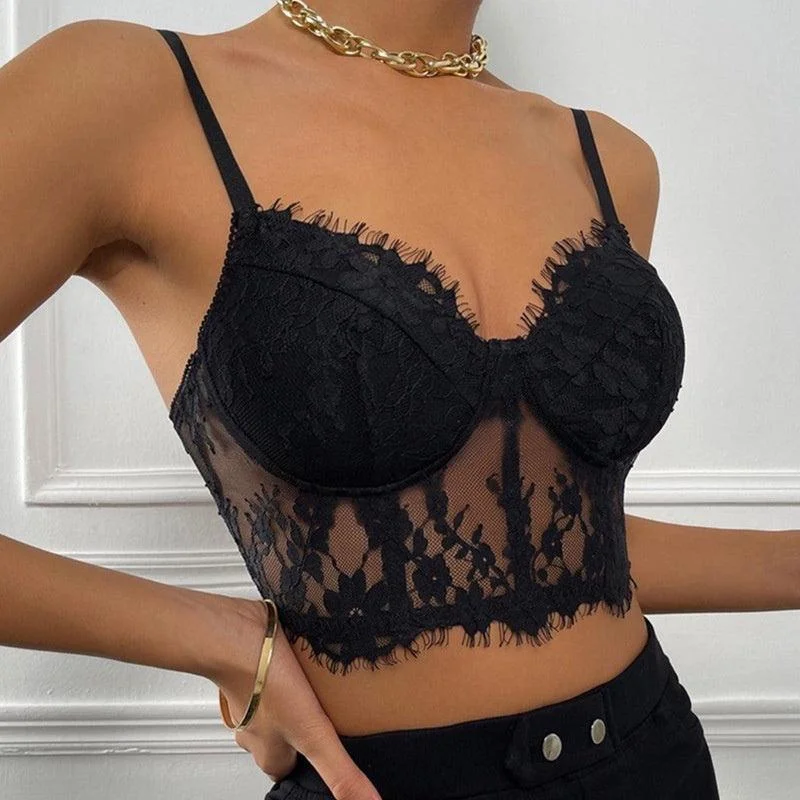 Lace Bralette Corset Top