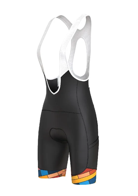 Ledger Mosaic - Women's Bib Shorts