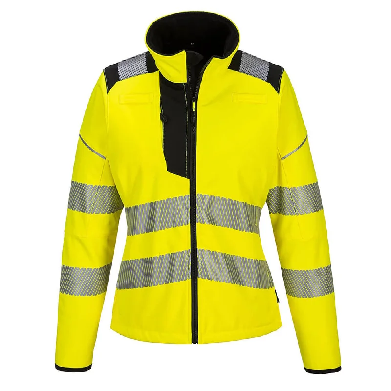 Portwest PW381 PW3 Women's Hi-Vis Contrast Softshell Jacket