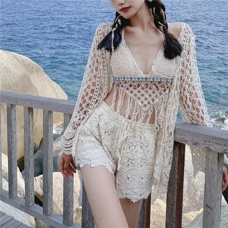 Sally 3 Piece Coord Set - Resortwear Set