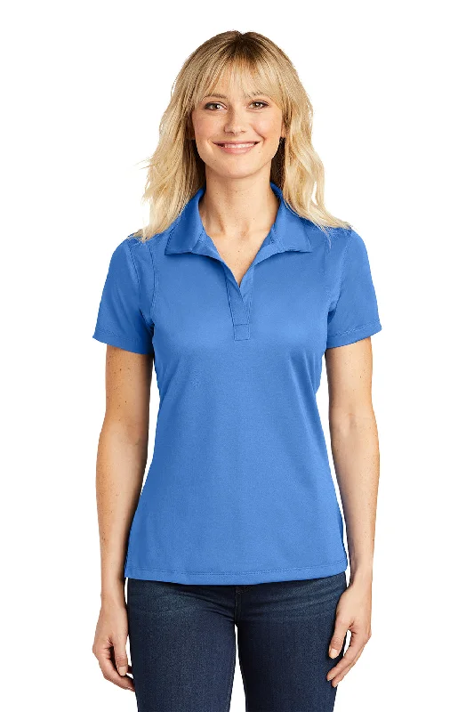 Sport-Tek Womens Sport-Wick Moisture Wicking Short Sleeve Polo Shirt - Blue Lake