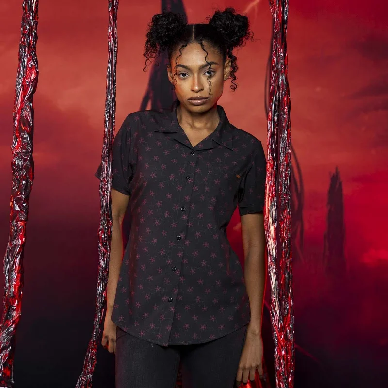 Stranger Things "Demogarden" – Women's KUNUFLEX Short Sleeve Shirt