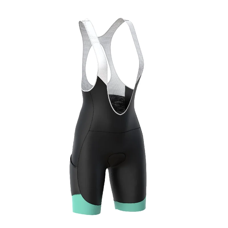 Women's Bib Shorts - Green Core