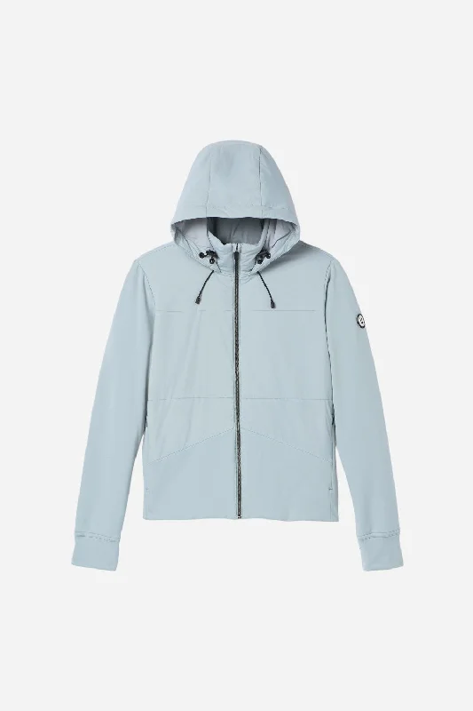 Vuori Chilled Out Full Zip in Chalk Blue