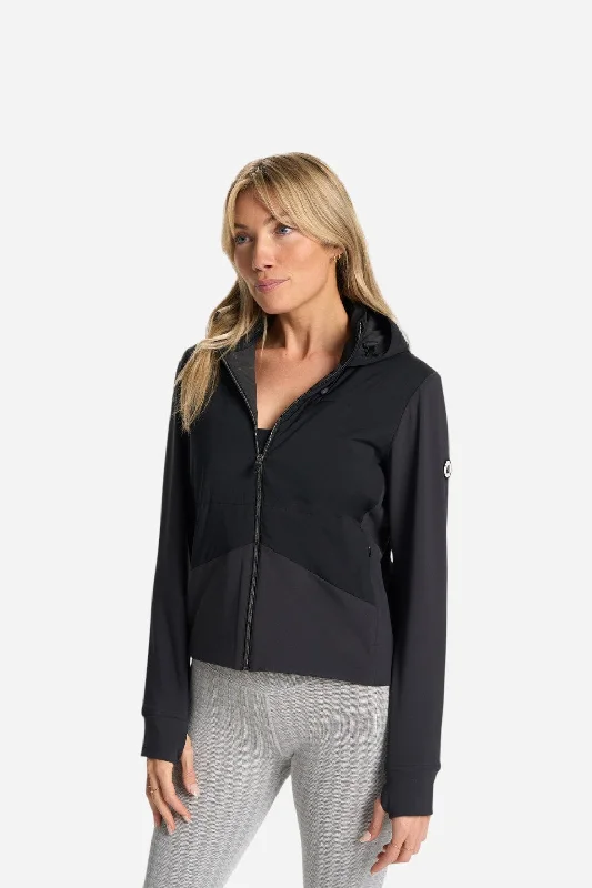 Vuori Chilled Out Full Zip in Washed Black