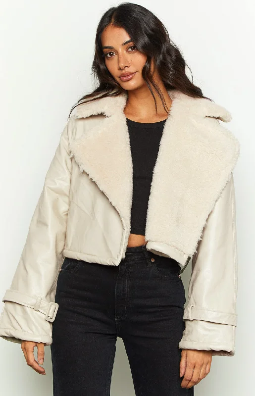 Lioness Off Duty Cream Jacket