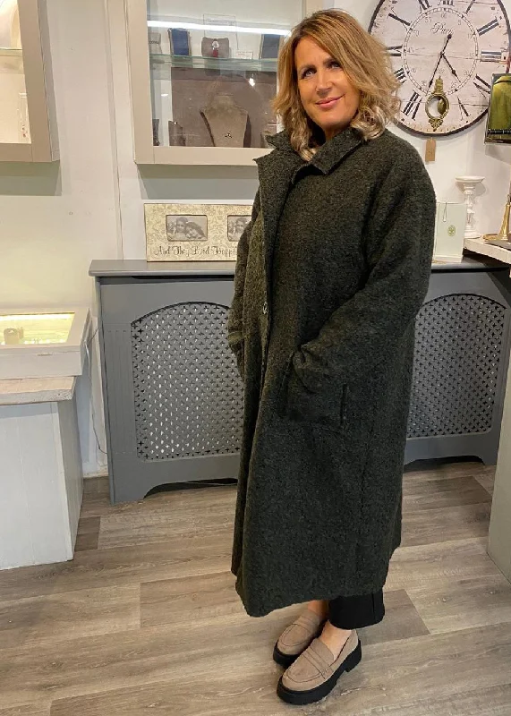 Long Boucle Coat