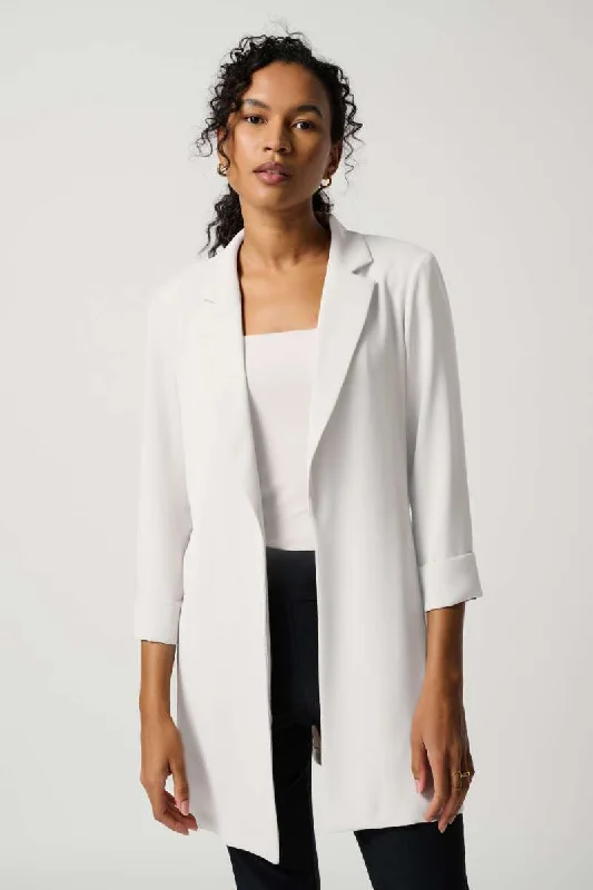 Oversized Blazer in Vanilla or Midnight Blue 211361S by Joseph Ribkoff