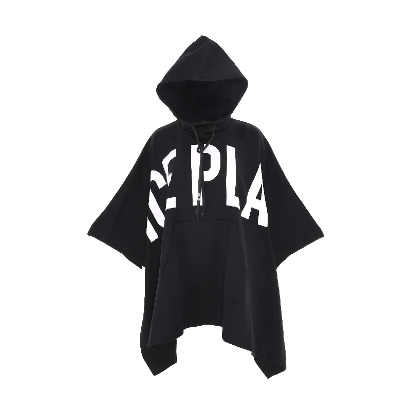 Ice Play Hooded Black Sweatshirt