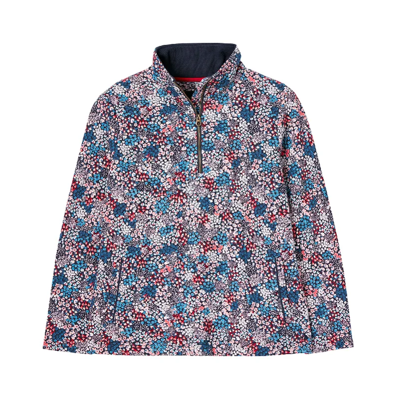 Joules Ladies Pip Print Half Zip Sweatshirt