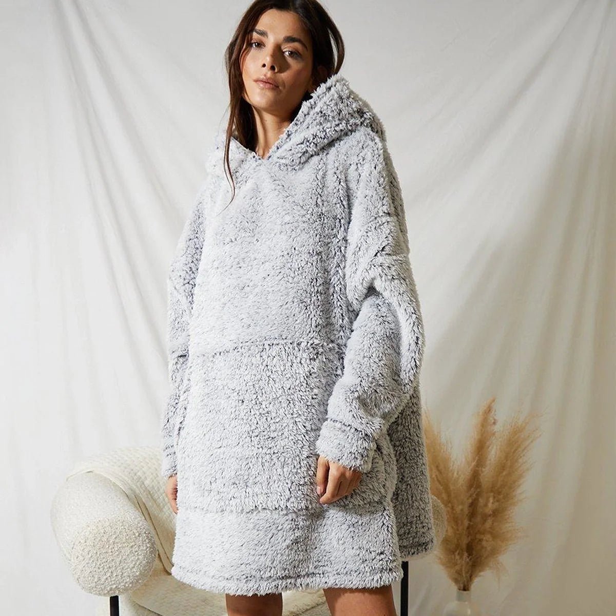 Threadbare Oversized Fluffy Lounge Hoodie