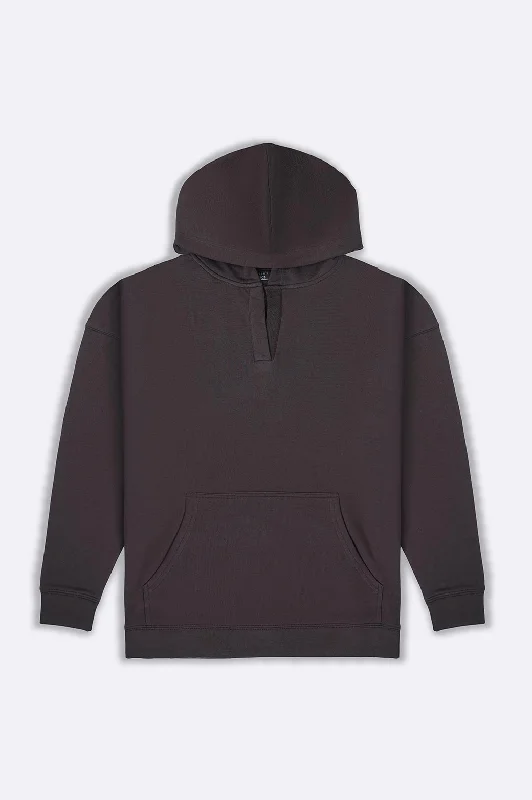 OVERSIZED COTTON BLEND HOODIE